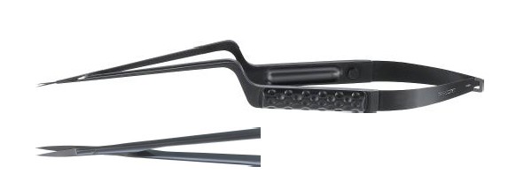 NOIR мікроножиці гостр/гостр прямі байонет 90 мм